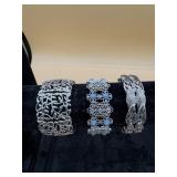 Costume jewelry bracelet lot