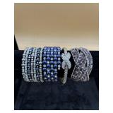 Costume jewelry bracelet lot