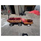 Radio Flyer All-Terrain Wagon features a red