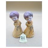 Vintage  Christmas 1978 Jasco Merri Bells Bisque