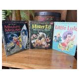 Vintage Little Golden Book lot Mickey Mouse