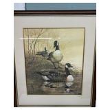 This is a 'Geese at Gaddy's Pond' signed and
