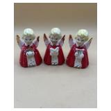 Rare vintage Christmas angel candleholders Japan