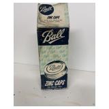 NOS Vintage Ball Zinc Caps for Regular Mouth