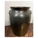 Antique 2 Gallon Crock with Handle Lifts
