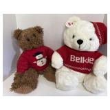 Two, Vintage, Adorable, Belkie Bears