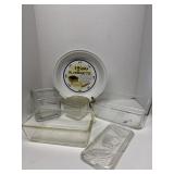 Vintage Refrigerator Dish Pyrex and Blueberry Pie
