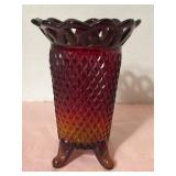 Vintage imperial,  glass footed vase