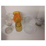 Vintage Anchor Hocking clear pressed glass candy