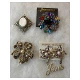 Vintage and Newer Brooches