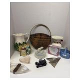 Mix Lot Basket Glass Ceramic