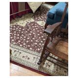Izmir Couriston Burgundy and cream area rug  1