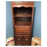 Cherry Entertainer  Bookcase/Organizer With