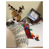 Christmas Stocking Deer Decor