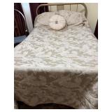 Queen Comforter with Pillow Shams Beige