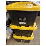 Project Source 27 gal Totes with lids