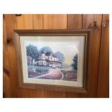 Home Interior Victorian House  23 1/2x 19 1/2