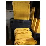 Large Totes. Three Individual Totes with Lids  27