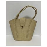 Vintage-style structured handbag