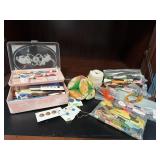 Vintage Sewing and Threads Kittens Pink Box