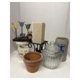 Candle German Stein Planter etc