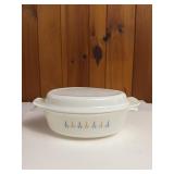 Vintage FireKing Starburst Casserole  1 1/2 Quart