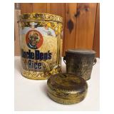 Vintage Old Reliable Peanut Butter Uncle Ben's
