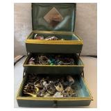 Jewelry Box with costume jewelry