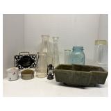 Vintage Jars USA Planter Milk Bottles Souvenir