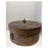 Vintage Large Cheese Box with Knob