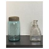 Antique White House Vinegar And Ball Blue Quart