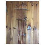 Vintage Macrame Hanging Basket Holder