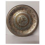 decorative Egyptian Revival metal wall plate