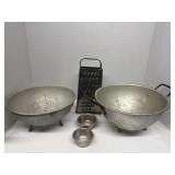 Vintage Kitchen Strainers Grater