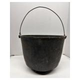Antique Cast Iron 3 Leg Bean Pot  #8