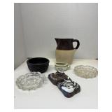 Vintage Ashtrays Creamer Pitcher