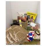 Crochet Needles Placemats with four coasters
