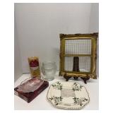Avon Earring Frams Dogwood Plate Mikasa Dish etc