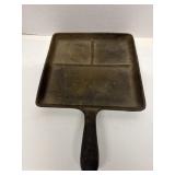 Antique Wagner Ware Divided Square Cast Iron Pan