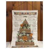 1986 Cloth Calendar