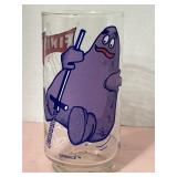 Vintage 1977 McDonalds action series glass.