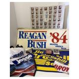 Political Signage Reagan Bush Broyhill Jesse