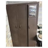 Three Door Metal Wardrobe