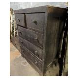 Antique Oak? handmade 5 drawer Chest Looks to