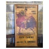 Vintage Monumental Paco Camino Bull Fighter