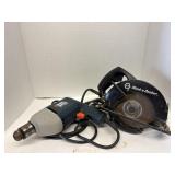 Black and Decker Skill Saw and Drill