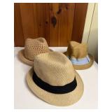 Men's Hats Three in good condition
