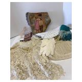 XL Knit New Shawl Victorian Tapestry Corset