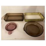 Pyrex casserole dishes with Pyrex tin casserole