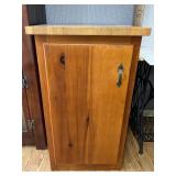 Rustic wood cabinet  21'W 36'T 25.5'D